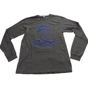 Vic Potamkin Chevrolet Graphic Gray Long Sleeve T-Shirt Bella Canvas Mens Size L